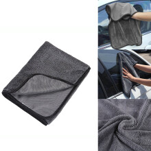 Serviette de lavage de voiture en velours corail 30 x 30 cm