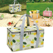 Bolsa de picnic para exteriores de gran capacidad, portátil, 1 unidad