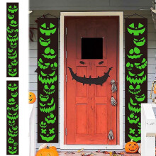 Halloween ytterdörrsdekoration utomhusbanner 1 st