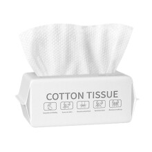 100 serviettes jetables en coton pour le visage