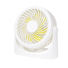 Ventilador de escritorio pequeño y silencioso para oficina en casa y dormitorio.