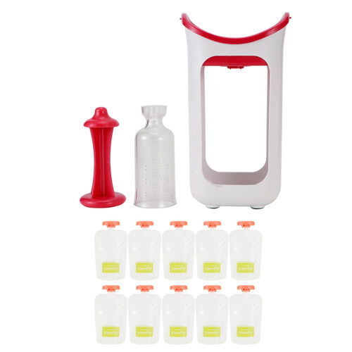 DEWIN Fruit Puree Squeeze Station with 10 Pouches