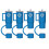 Silicone Cup-Shaped Straw Cover – 4 Pack 1