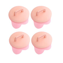 Pink Egg Steamer Cup Set – 4pcs, Microwave-Safe