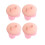 Pink Egg Steamer Cup Set – 4pcs, Microwave-Safe 1