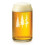 Ølboksglass utendørs furutredesign 16oz 1