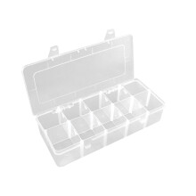 Lekdue snack box with 10 adjustable compartments