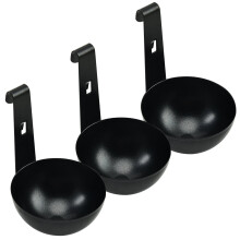 3-Piece Stainless Steel Egg Poacher Cups