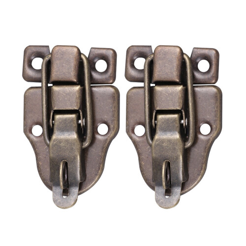Retro box latches with padlock hole 2 pcs