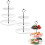 White Plastic Cupcake Stand 3-Tier 3 Pack 1