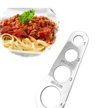 Stainless Steel Spaghetti Ruler with Multi-Hole Design