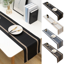 Table Runner Waterproof PVC Dining Room Decor