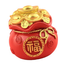 Resin Money Tree Statue Blessing Bag-Yuanbao lucky bag