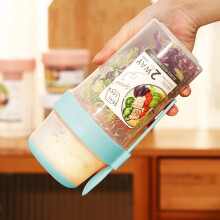 Reusable yogurt parfait cups with lids and spoons 6-pack