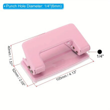 1/4 Inch Double Hole Punch Portable Manual Punch