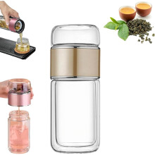 Infusifie Tea Infuser Bottle 3-in-1 Glass Loose Leaf Tea
