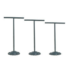 TRIEIY Jewelry Display Rack Black 3-Piece