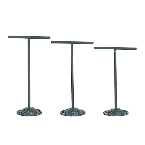 TRIEIY Jewelry Display Rack Black 3-Piece