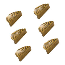 6 Stück Schubladengriffe aus Zinklegierungen,-76mm Bronze