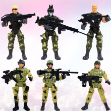 Figurină de acțiune soldat forțelor speciale miniatură scară 1:12