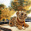 Resin Bobblehead Dog Ornament for Car Dashboard 1
