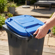 2Stk Abfalleimer Deckel Aus Robustem Plastik, Leicht Zu Reinigen