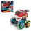 Glow LED speelgoedtrucks voor peuters, bewegingsgeactiveerd, 3-pack 1