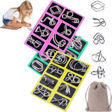 Kovové Montessori puzzle z oceli, 1 dílek