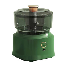 Draadloze, via USB oplaadbare knoflookhakker/mini-foodprocessor