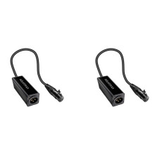 2x Audiokabelisolator XLR elimineert ruis, aardlus, audio-isolator, anti-interferentie, stroom, geluid elimineert ruis