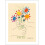 Impressão artística "Buquê de Flores" de Picasso em bambu 290gsm 12x16 polegadas 1