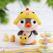 Presentes de Natal com estampa de pinguim fofo, faça você mesmo, presentes de inverno, presentes de Natal em promoção para crianças, feltro de