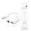 USB-C naar USB-C + 3,5 mm hoofdtelefoonadapter, snelladen, 3A 1