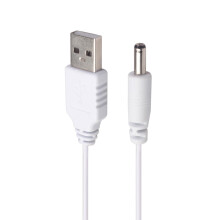 jixopn USB Typ A Hane till DC 3,5 mm strömkabel Hållbar laddningskabel 3,5 x 1,35 mm 5V DC Barrel Jack-kontakt Strömadapter