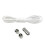 Lacet intelligent avec système de verrouillage, blanc, taille unique 1
