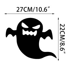 Adesivos de parede para Halloween, adesivos para janelas, adesivos de parede para decoração de janelas e vidros de festa de Halloween.