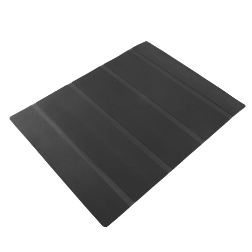 Tapis de table en caoutchouc pliable, 51,6  38,5 cm, noir