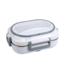 Marmita térmica de aço inoxidável com tampa, 3 compartimentos, à prova de vazamentos, portátil, para armazenamento de alimentos, para adultos,