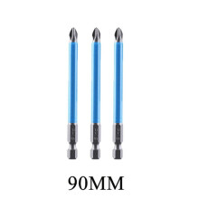 Testa di lotto antiscivolo a croce da 90 mm/150 mm PH2 Set di cacciaviti Testa di lotto magnetica