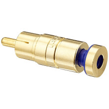 Platinum Tools 18275RCA RGB-compressiekabel 23AWG, verguld, verpakking van 25 stuks