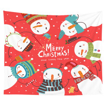 Christmas pattern tapestry for bedroom wall