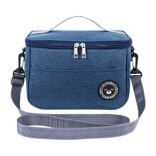Bolsa térmica Winysin, bolsa de tecido para almoço, grande capacidade, feita à mão.