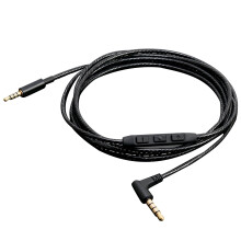 Listening Experience 2,5 mm naar 3,5 mm vervangende audiokabel voor AKG-hoofdtelefoons, zwart, 1,5 m