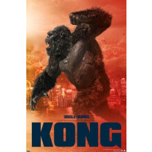 NEUE Godzilla vs. Kong - Kong Leinwandposter, gerahmt/ungerahmt