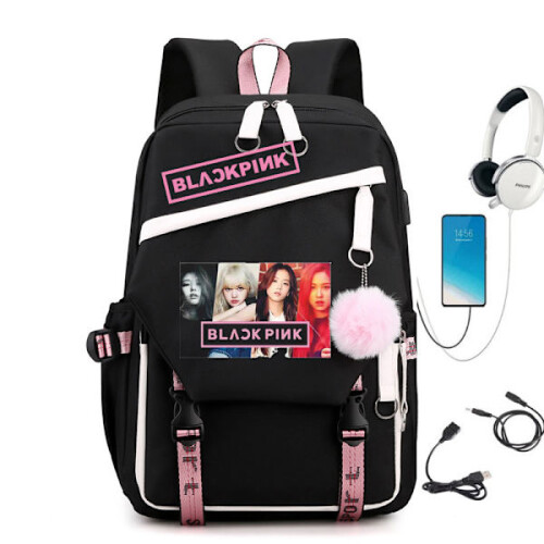 Mochila Escolar BLACKPINK - XF31 - branca