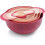 Σετ μπολ COOK WITH COLOR - 8 τεμάχια: Μπολ ανάμειξης, σουρωτήρι, κοσκινιστήρι, δοσομετρικά 1