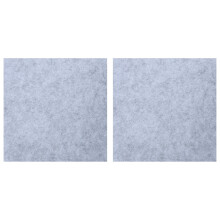 2 almohadillas de fieltro insonorizantes multiusos + alfombrilla. Material de insonorización aislante y absorbente del sonido.