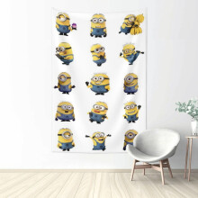Taipéis Minions, Taipéisí Ealaíne Crochta Balla Móra le haghaidh Seomra Maireachtála Seomra Leapa Dorm, Póstaeir Cúlra Maisiúcháin Baile do
