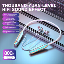 Kayannuo Påskreans Runt Halsen Trådlöst Bluetooth-headset Plug-in Sport Löpning Spel Stora Batteri Presenter för Kvinnor