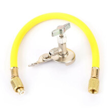 Kit valvola tubo flessibile di ricarica R12R22A/C R12R22A/C con rubinetto per ricarica.